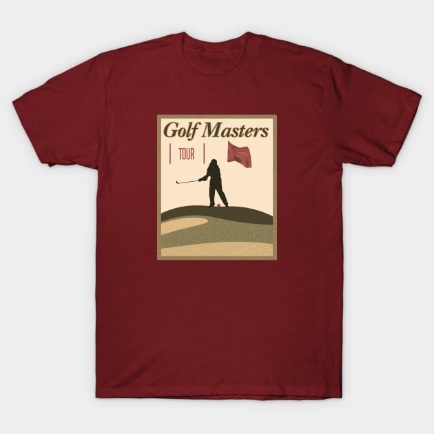 Golf Masters T-Shirt by GLStyleDesigns